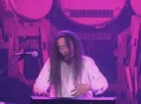 Kitaro with Hotz Pads invented by Jimmy Hotz on Taiko Drum